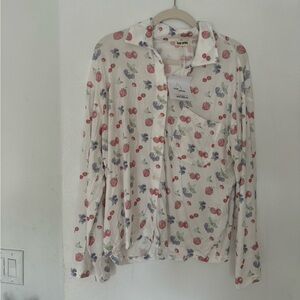 Djerf Avenue Go Slow Shirt in Summer Berries